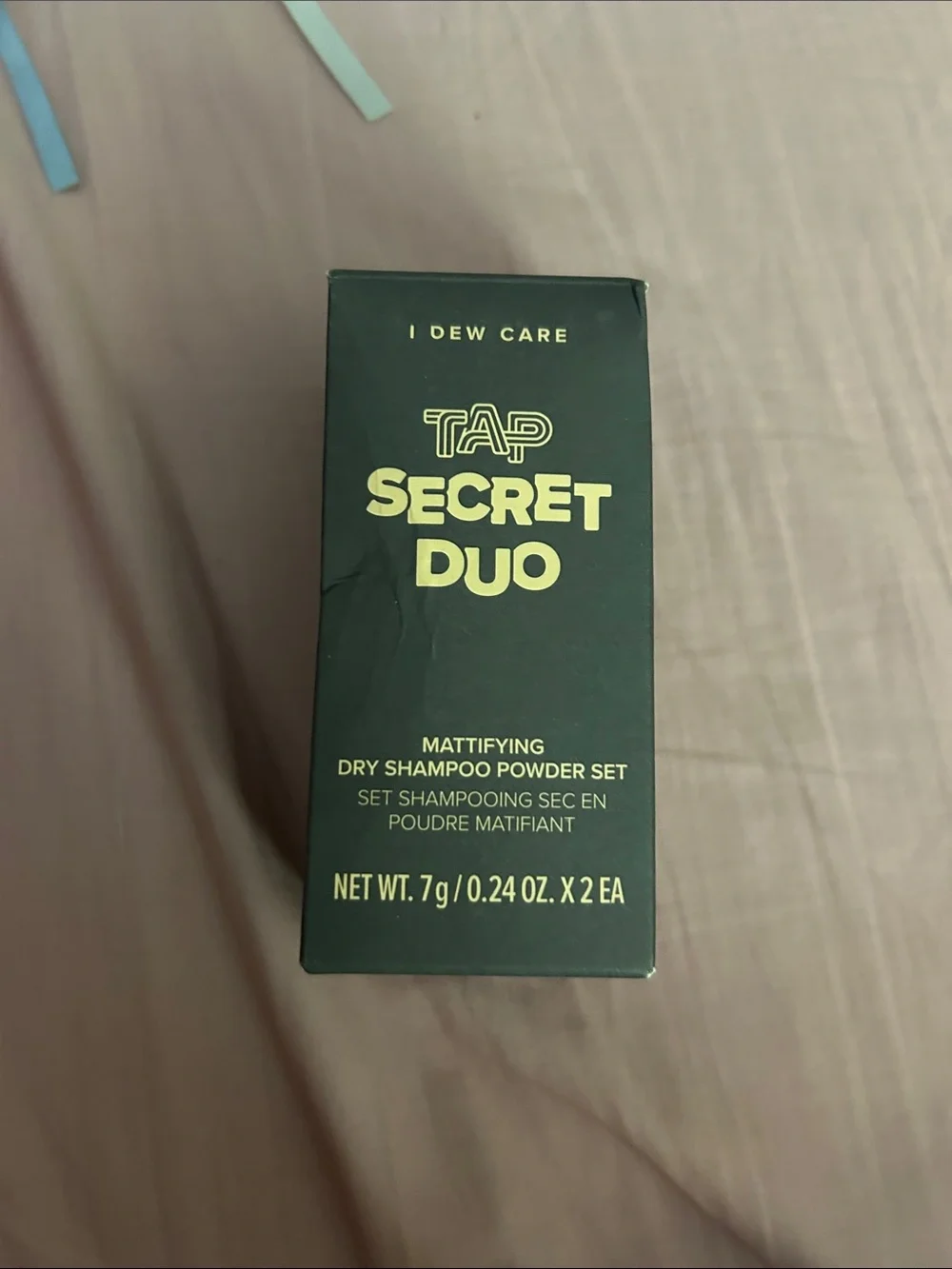 TAP Secret Duo Mattifying Dry Shampoo Powder Set - Black Packaging